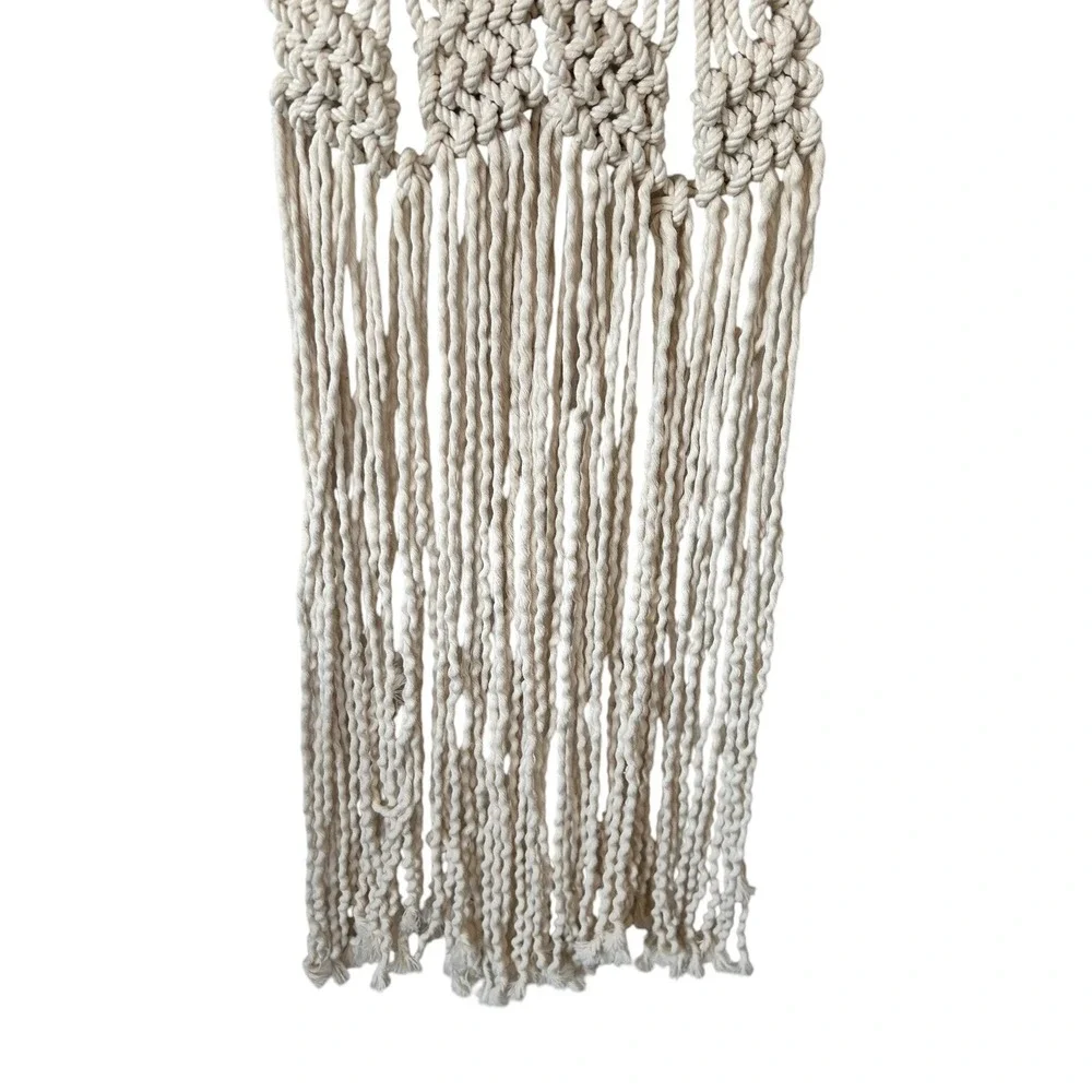 Macrame Woven Wall Hanging Decor Boho Hippie 70s‎ Retro Braided Unique